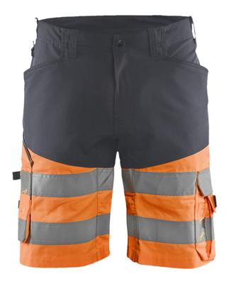 Blåkläder Short met stretch High-Vis 15411811/ | Medium Grijs/ High Vis Oranje | Maat 56 - 7330509748329