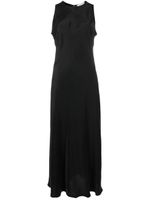 Asceno robe-nuisette Valencia en soie - Noir