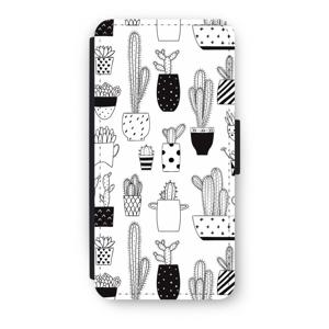 Cactusmotief: iPhone 8 Flip Hoesje