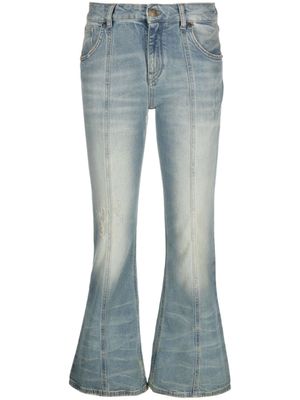 Blumarine jean à coupe courte - Bleu