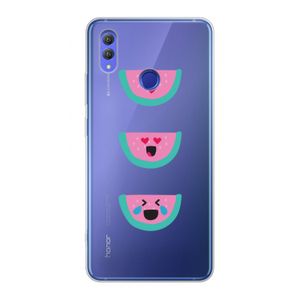 Smiley watermeloen: Honor Note 10 Transparant Hoesje