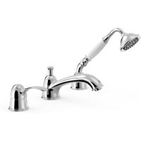 Badrand kraan Tres Clasic | Inbouw | Mengkraan | 2-weg | Vintage | Chroom