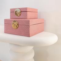Richmond Juwelenbox Bodine groot - Roze - thumbnail