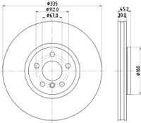 Remschijf 8DD355133111