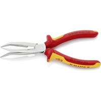 Knipex 26 26 200 Platte rondbektang VDE 45° gebogen Vanadium elektrostaal 200 mm