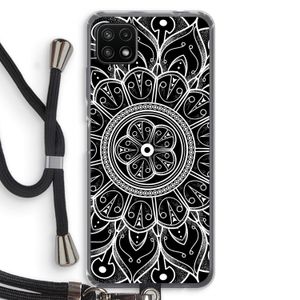 Roses Are Red: Samsung Galaxy A22 5G Transparant Hoesje met koord
