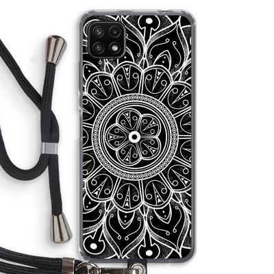 Roses Are Red: Samsung Galaxy A22 5G Transparant Hoesje met koord