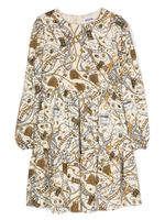 Moschino Kids robe à imprimé Sartorial - Tons neutres