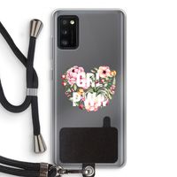 GRL PWR Flower: Samsung Galaxy A41 Transparant Hoesje met koord GRL PWR Flower: Samsung Galaxy A41 Transparant Hoesje met koord
