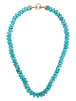 Harwell Godfrey collier en or 18ct serti de turquoise - Bleu