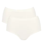 Sloggi 2-pack Go sense taille slip dames - High waist