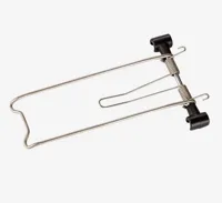 Racktime clampit with spring 10 mm clip / 100 mm width black