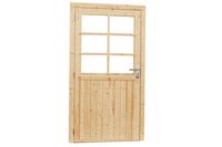 Glasdeur 6-ruits 112x201 cm - Blank- - Hout- Woodvision