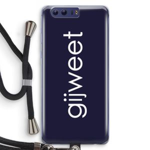 Gijweet: Honor 9 Transparant Hoesje met koord