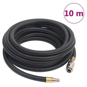 Luchtslang hybride 0,6'' 10 m rubber en PVC zwart