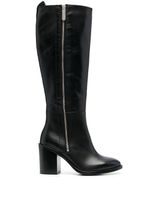 Tommy Hilfiger bottes en cuir - Noir