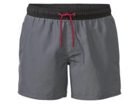 LIVERGY Heren zwemshorts (4XL, Grijs/zwart)