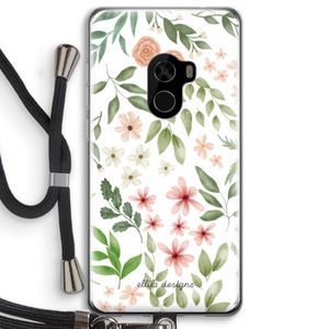 Botanical sweet flower heaven: Xiaomi Mi Mix 2 Transparant Hoesje met koord