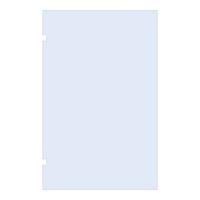 BRAUER Wand 140 helder glas enkelzijdige uitsparingen