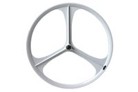Teny Rim Tri Spoke Fixed Gear Achterwiel - Wit