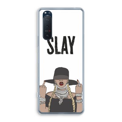 Slay All Day: Sony Xperia 5 II Transparant Hoesje