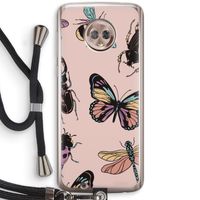 Tiny Bugs: Motorola Moto G6 Transparant Hoesje met koord