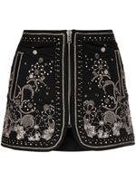 ISABEL MARANT minijupe Blanca à ornements - Noir