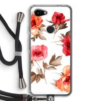 Roosjes: Pixel 3a Transparant Hoesje met koord
