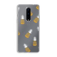 Ananasjes: OnePlus 8 Transparant Hoesje