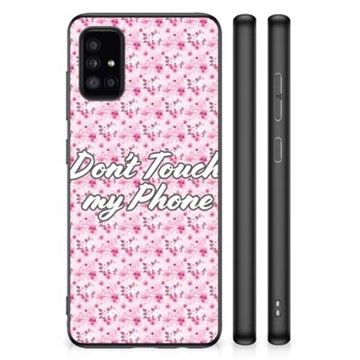 Samsung Galaxy A51 | TPU Hoesje | Flowers Pink DTMP
