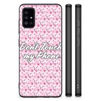 Samsung Galaxy A51 | TPU Hoesje | Flowers Pink DTMP
