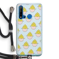 Citroenen: Huawei P20 Lite (2019) Transparant Hoesje met koord