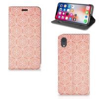 Apple iPhone Xr | Hoesje met Magneet | Pattern Orange