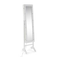 Wandspiegel Versa Wit Spiegel Hout MDF 35 x 153 x 35,2 cm Sieradenhouder