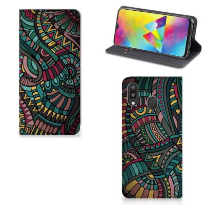 Samsung Galaxy M20 | Hoesje met Magneet | Aztec