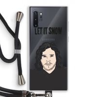 Let It Snow: Samsung Galaxy Note 10 Plus Transparant Hoesje met koord