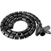 SpeaKa Professional SP-13402972 Kabelslang Polyurethaan (PE) Zwart flexibel (Ø x l) 25 mm x 1 m 1 stuk(s)