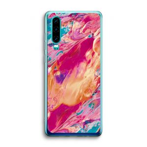 Pastel Echoes: Huawei P30 Transparant Hoesje