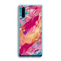 Pastel Echoes: Huawei P30 Transparant Hoesje