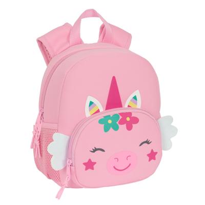 Kinderrugzak Safta Eenhoorn Roze 20 x 25 x 9 cm