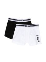 BOSS Kidswear lot de deux boxers à logo imprimé - Noir