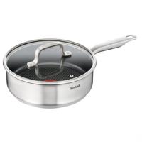 Tefal Kookgerei Tefal virtuoso hapjespan 24 cm rvs Tefal Kookgerei Tefal virtuoso hapjespan 24 cm rvs