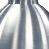 Reflector met klem en keramische e27 fitting 20 cm rvs Arcadia - Aquadistri