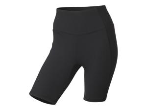 CRIVIT Dames-functionele fietsbroek (XS (32/34), Zwart)