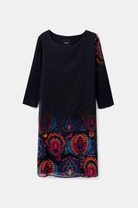 Rechte boho-jurk - BLUE - 36