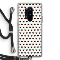 Hartjes: OnePlus 8 Pro Transparant Hoesje met koord