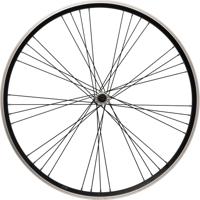 Velox voorwiel 28" m240 9x4 rvs - spaak zwart