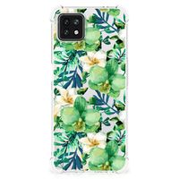 OPPO A53 5G | A73 5G Case Orchidee Groen - thumbnail