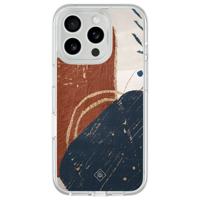 iPhone 16 Pro hybride hoesje - Abstract terracotta iPhone 16 Pro hybride hoesje - Abstract terracotta