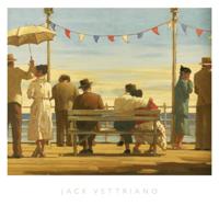 Kunstdruk Jack Vettriano - The Pier 72x67cm